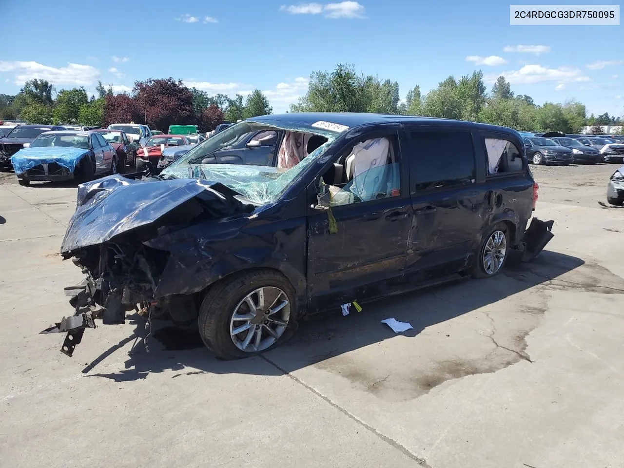 2013 Dodge Grand Caravan Sxt VIN: 2C4RDGCG3DR750095 Lot: 56488164