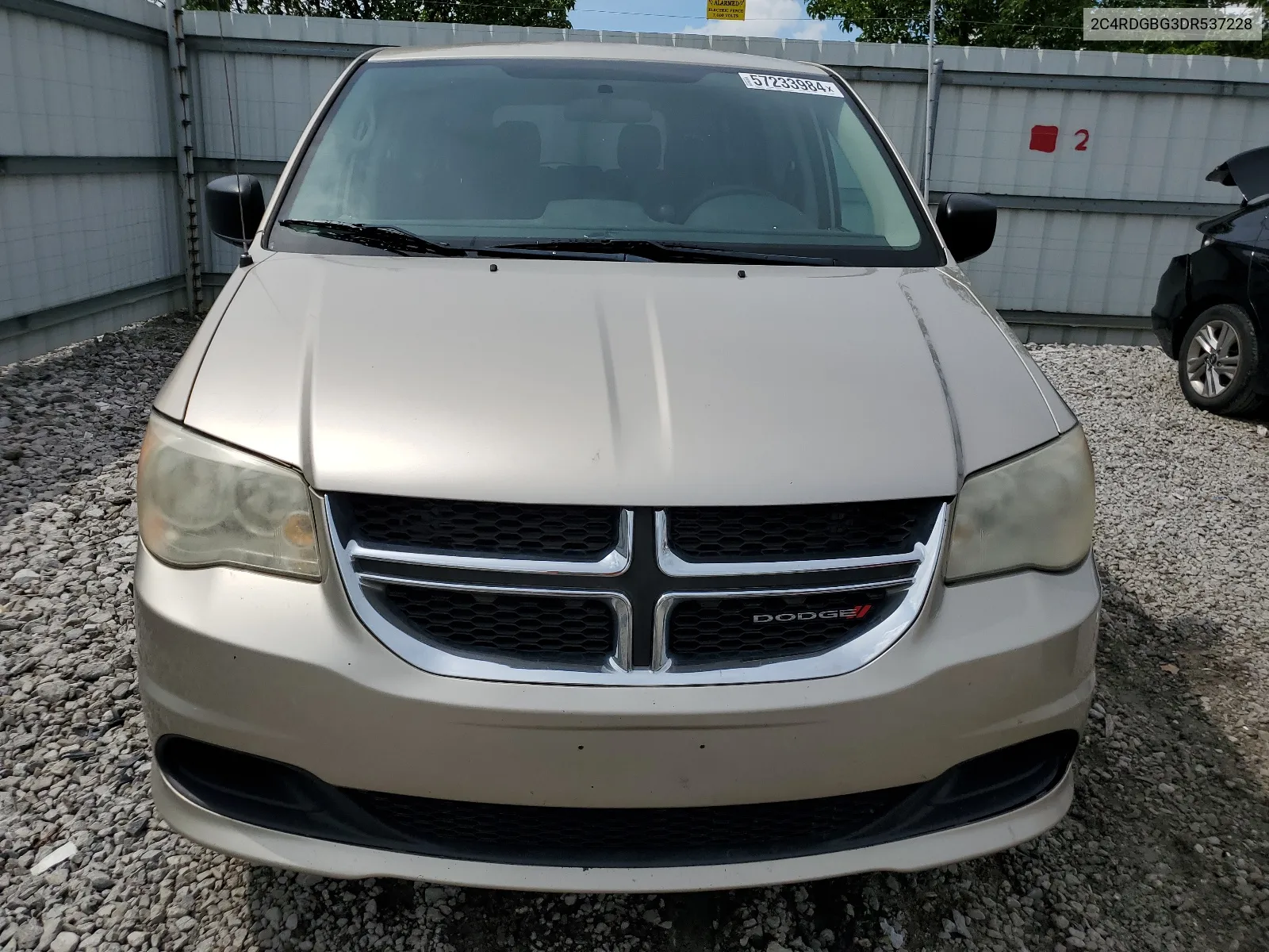 2013 Dodge Grand Caravan Se VIN: 2C4RDGBG3DR537228 Lot: 57233984