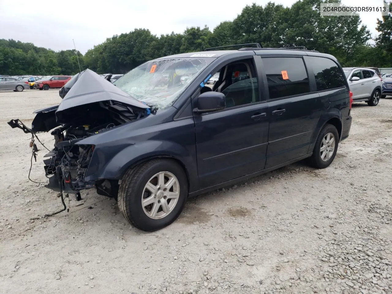 2013 Dodge Grand Caravan Sxt VIN: 2C4RDGCG3DR591613 Lot: 57632924