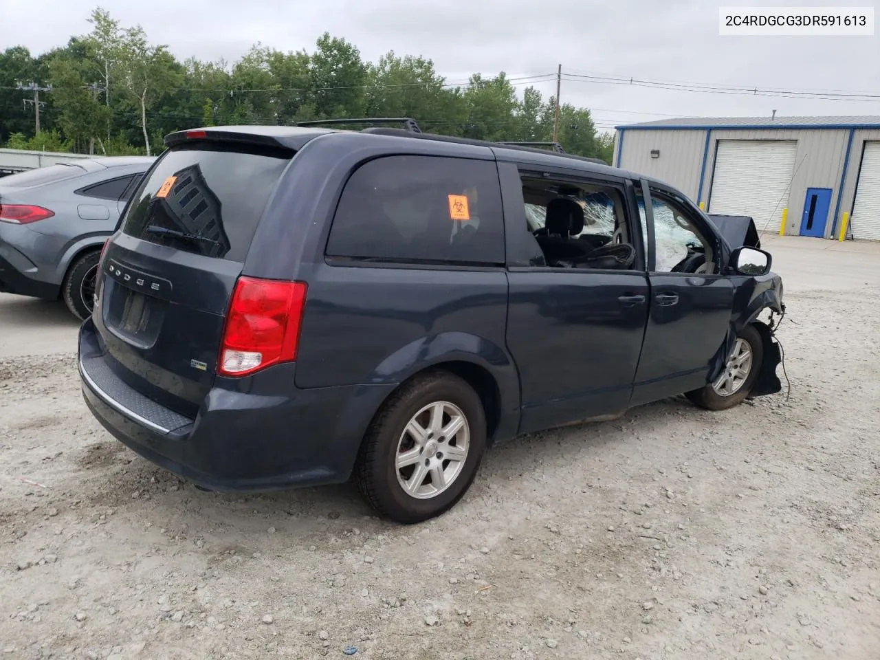 2013 Dodge Grand Caravan Sxt VIN: 2C4RDGCG3DR591613 Lot: 57632924