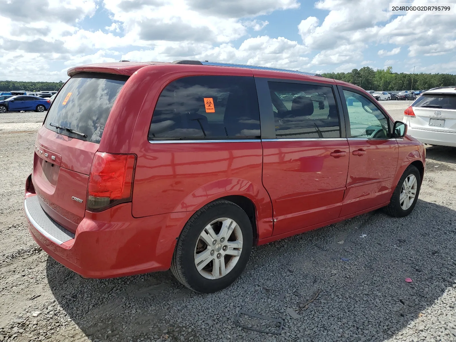 2C4RDGDG2DR795799 2013 Dodge Grand Caravan Crew