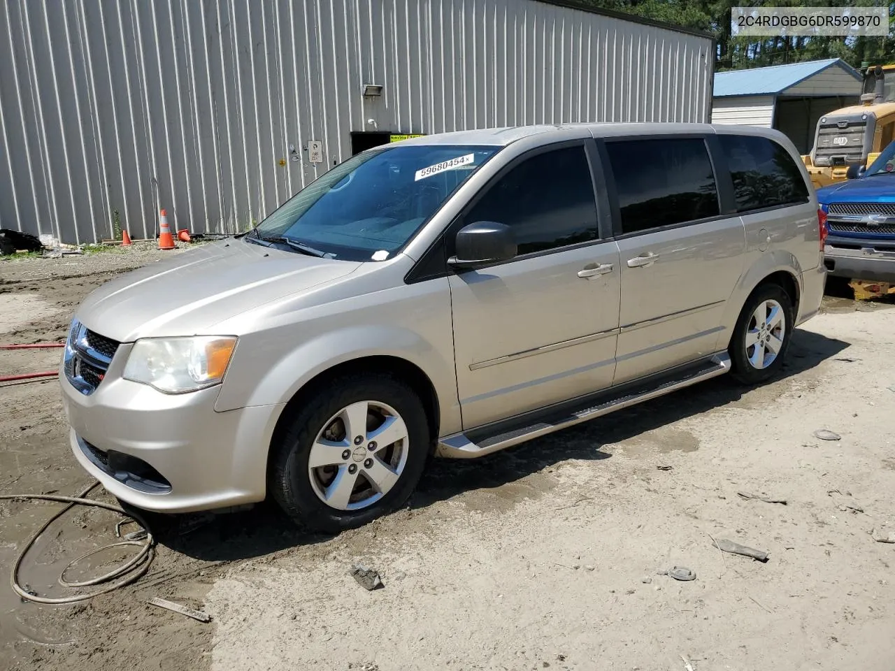 2013 Dodge Grand Caravan Se VIN: 2C4RDGBG6DR599870 Lot: 59680454