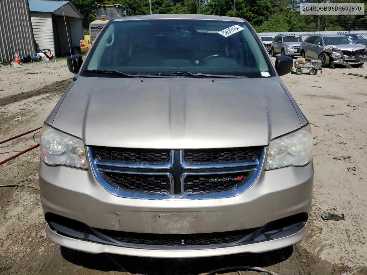 2C4RDGBG6DR599870 2013 Dodge Grand Caravan Se