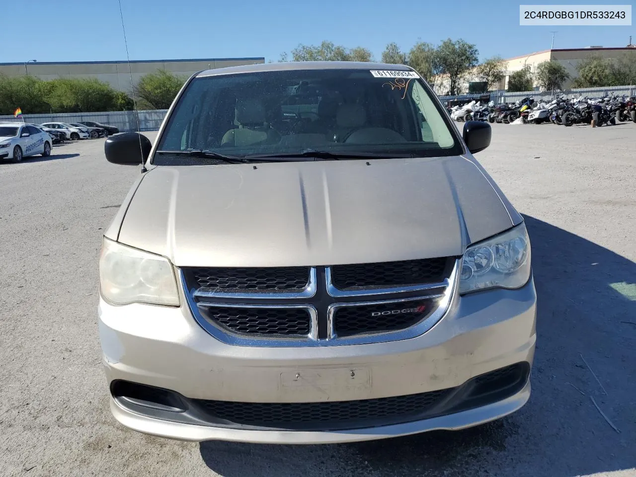 2013 Dodge Grand Caravan Se VIN: 2C4RDGBG1DR533243 Lot: 61169934