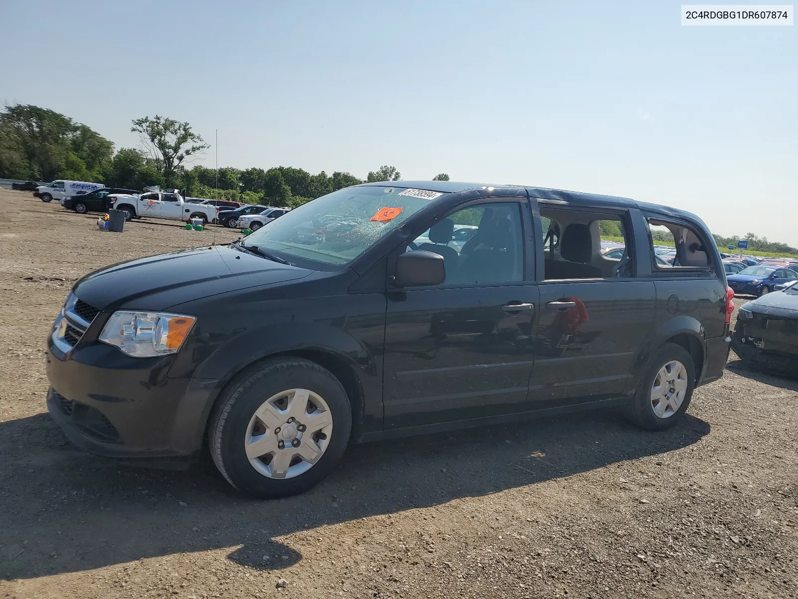 2013 Dodge Grand Caravan Se VIN: 2C4RDGBG1DR607874 Lot: 61738594