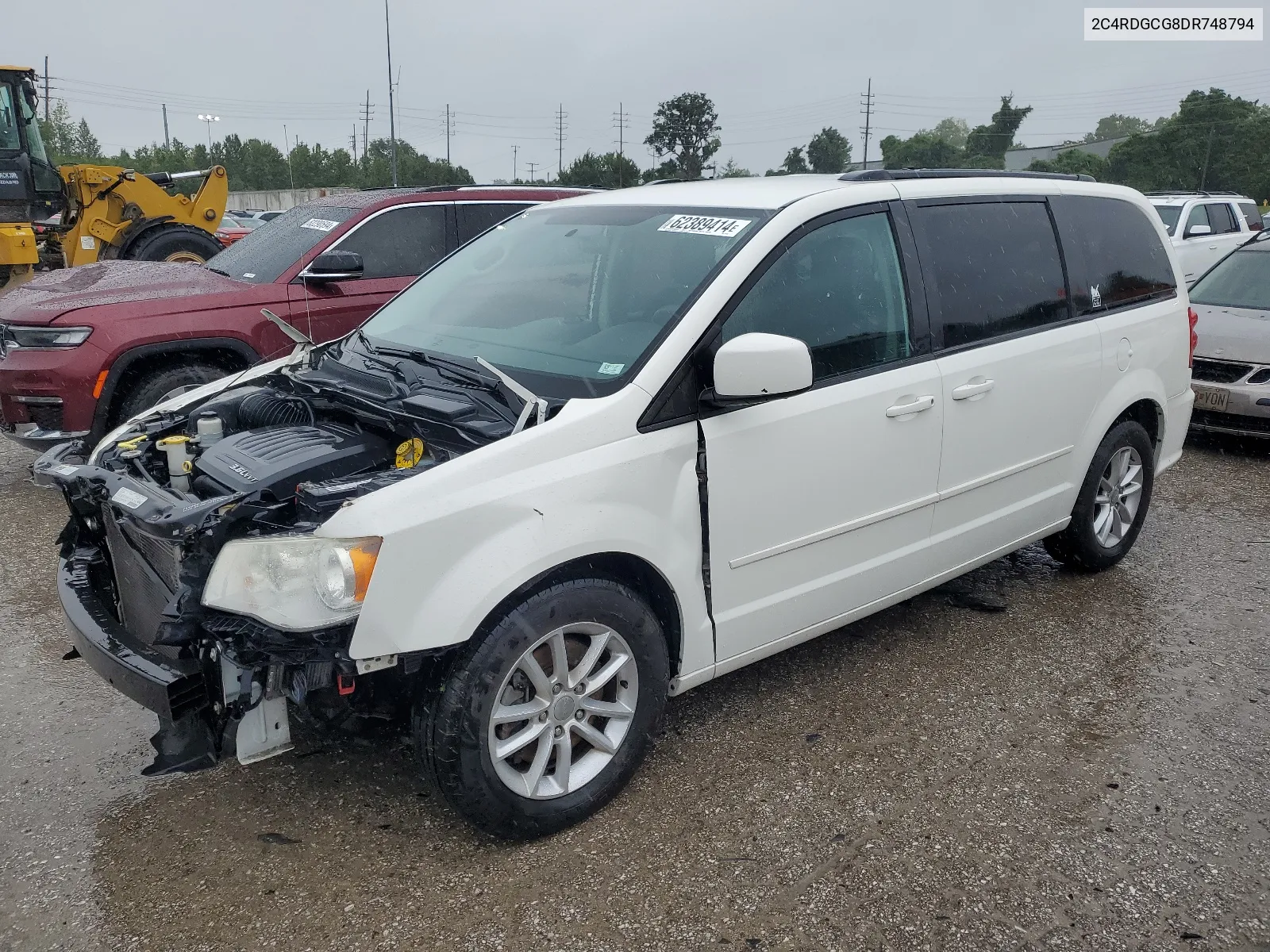 2013 Dodge Grand Caravan Sxt VIN: 2C4RDGCG8DR748794 Lot: 62389414