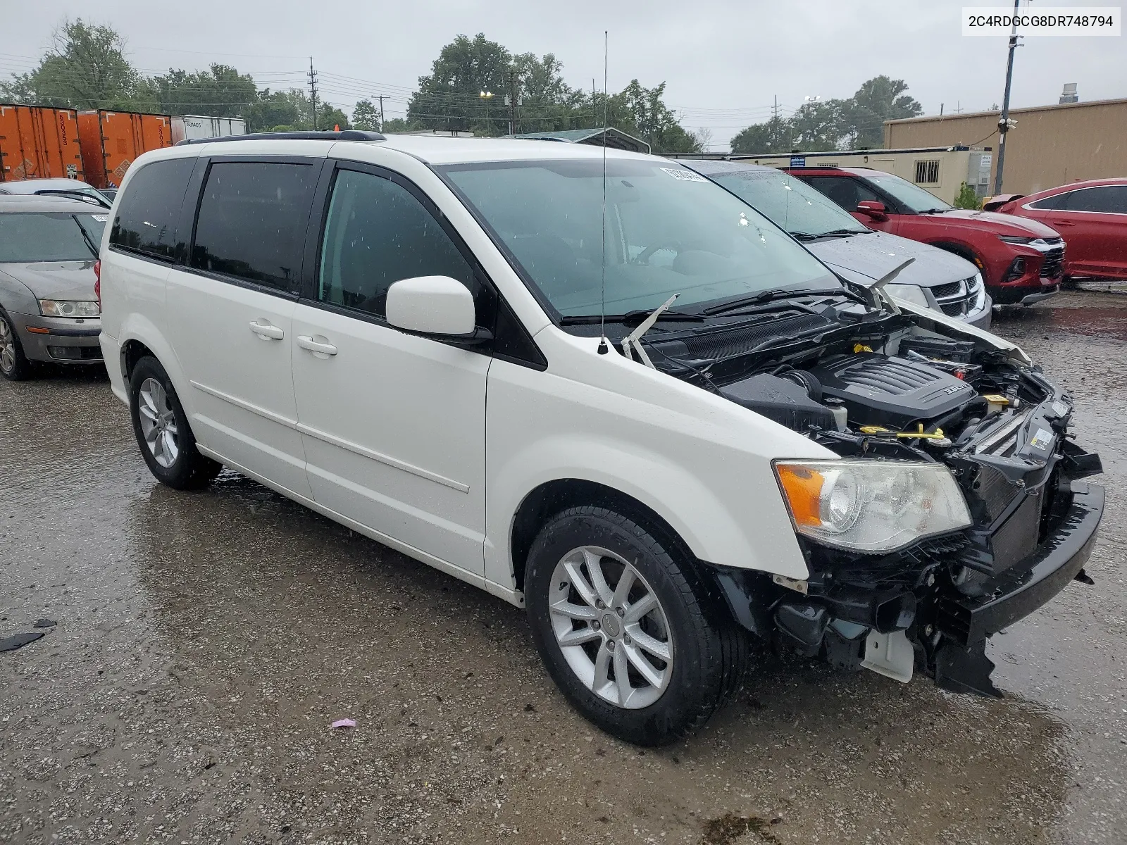 2013 Dodge Grand Caravan Sxt VIN: 2C4RDGCG8DR748794 Lot: 62389414