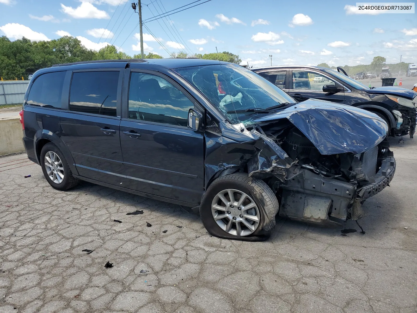 2013 Dodge Grand Caravan R/T VIN: 2C4RDGEGXDR713087 Lot: 62597034