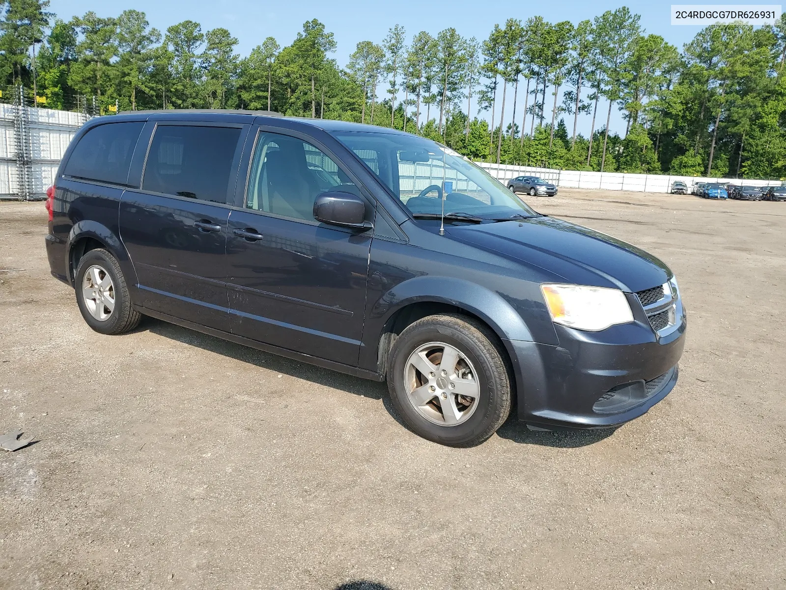 2C4RDGCG7DR626931 2013 Dodge Grand Caravan Sxt