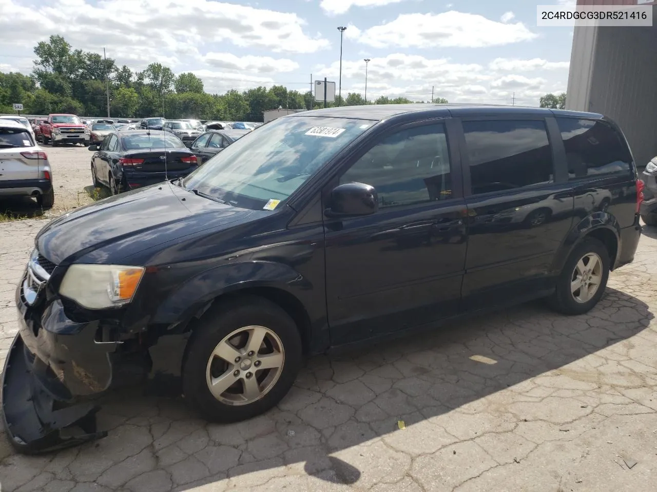 2C4RDGCG3DR521416 2013 Dodge Grand Caravan Sxt