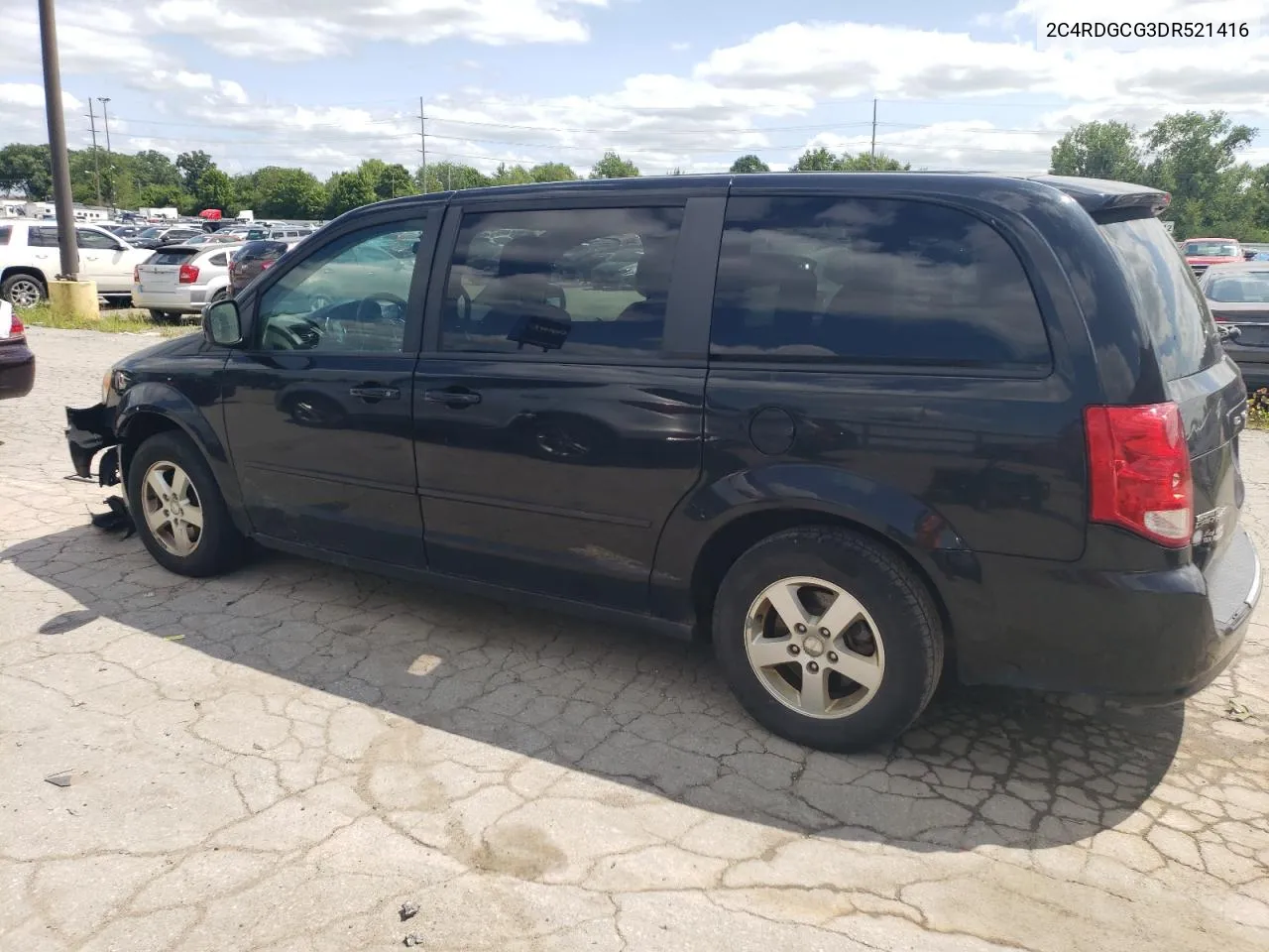 2013 Dodge Grand Caravan Sxt VIN: 2C4RDGCG3DR521416 Lot: 63501974