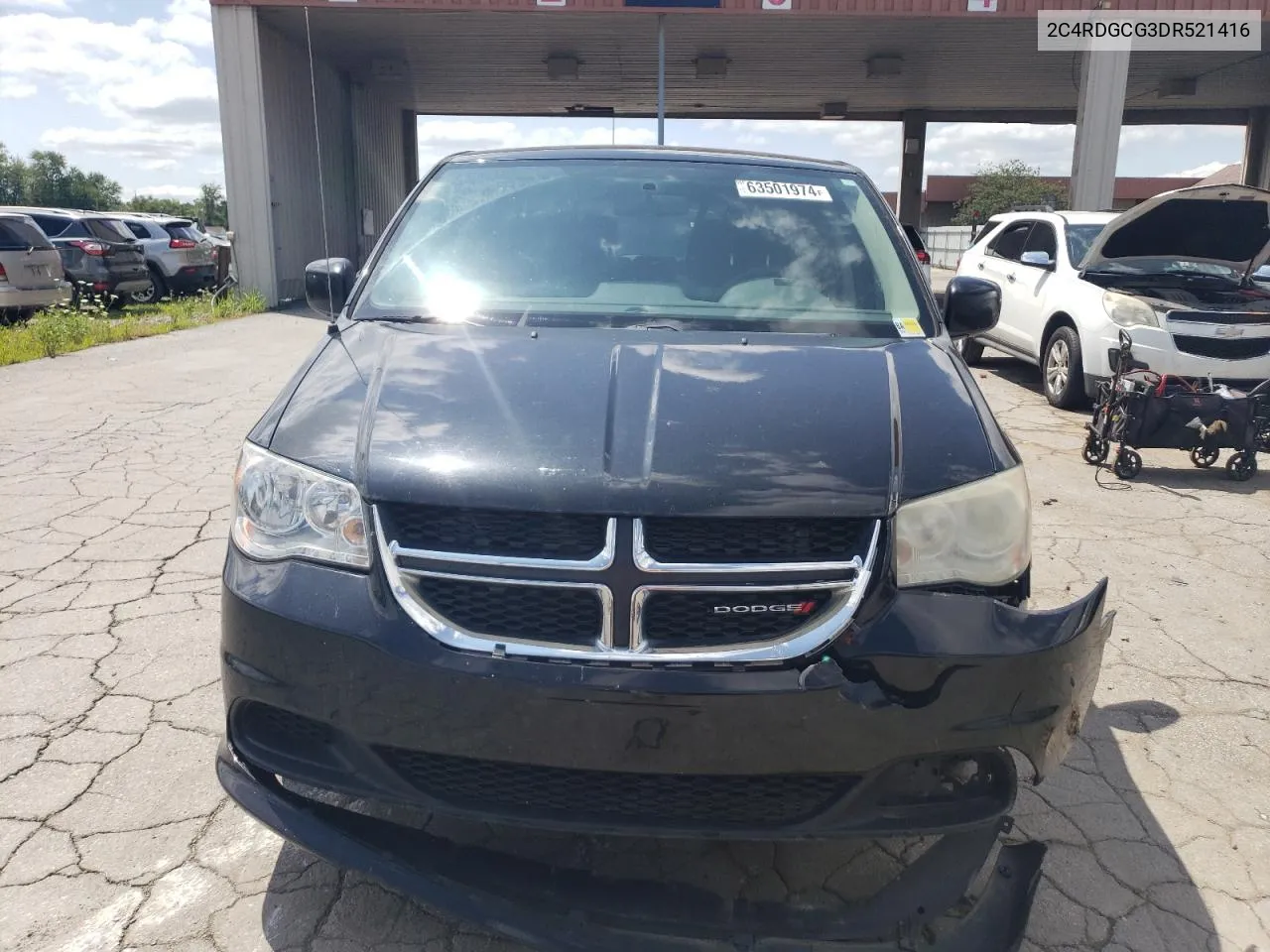 2C4RDGCG3DR521416 2013 Dodge Grand Caravan Sxt