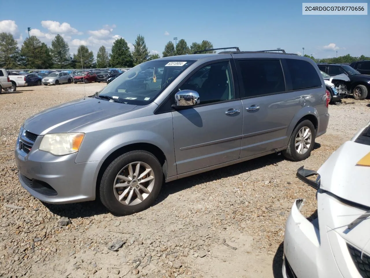 2013 Dodge Grand Caravan Sxt VIN: 2C4RDGCG7DR770656 Lot: 63518904