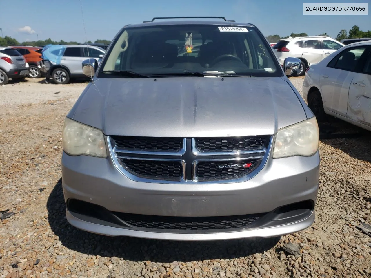 2C4RDGCG7DR770656 2013 Dodge Grand Caravan Sxt