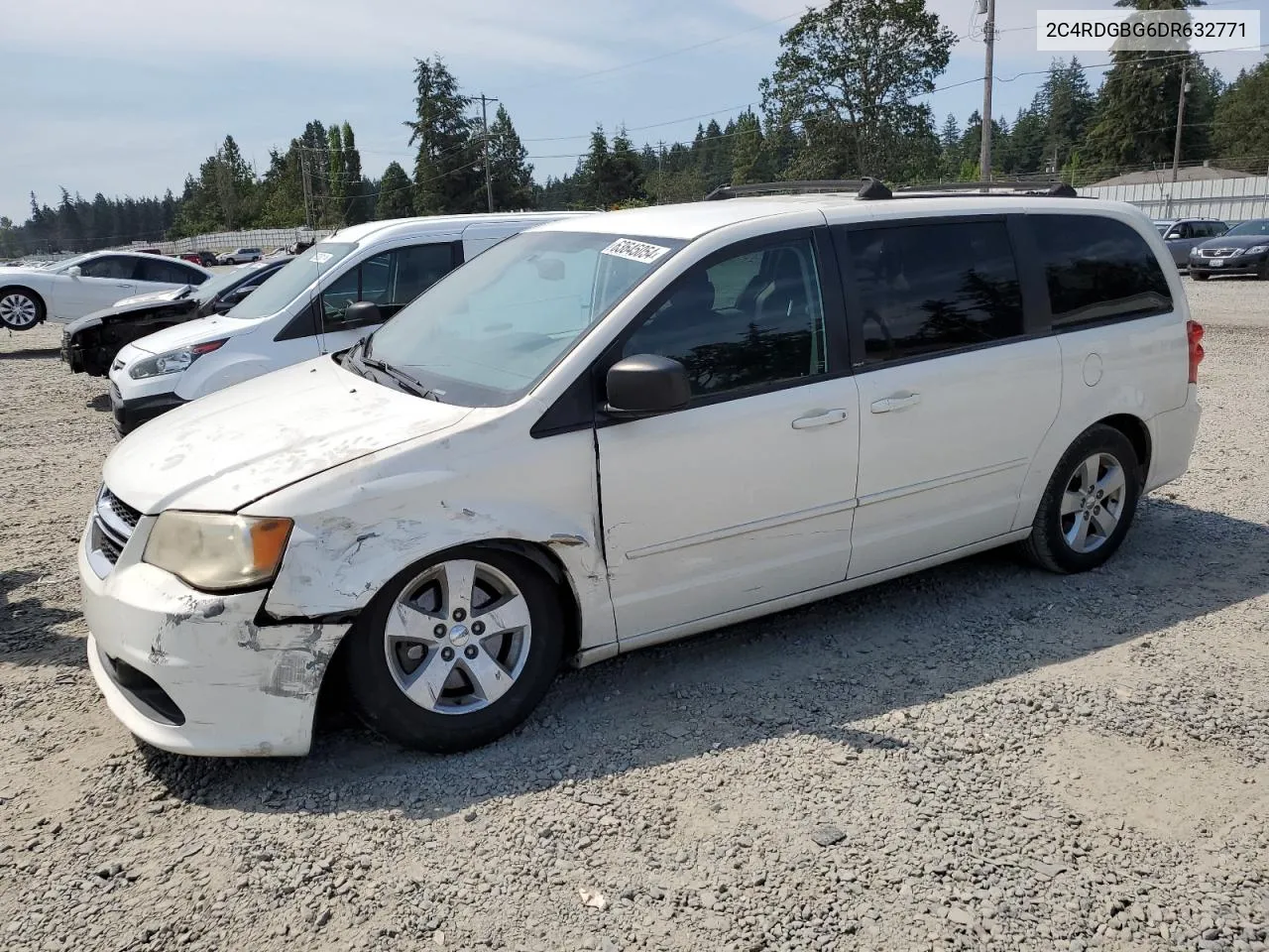 2013 Dodge Grand Caravan Se VIN: 2C4RDGBG6DR632771 Lot: 63645054