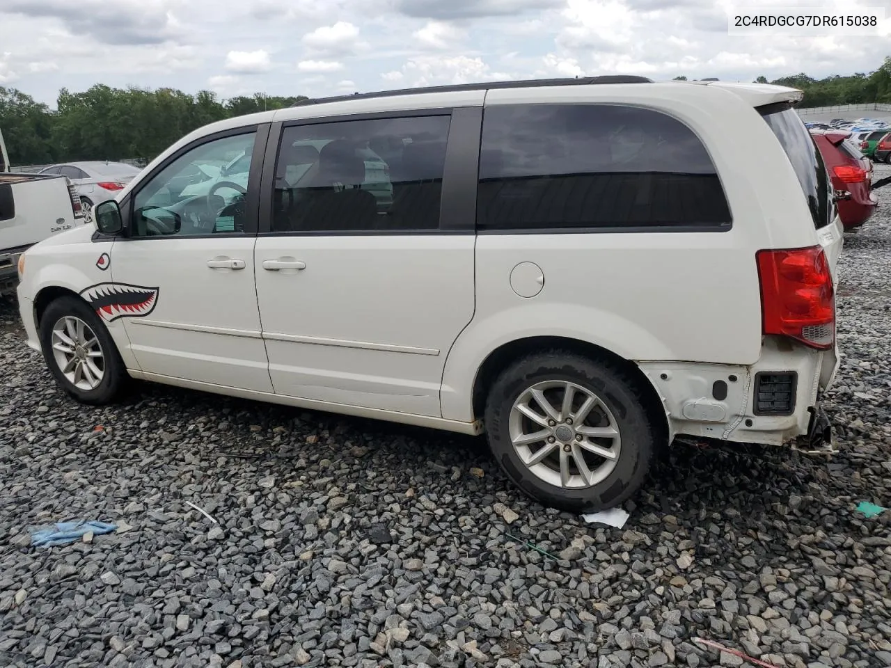 2013 Dodge Grand Caravan Sxt VIN: 2C4RDGCG7DR615038 Lot: 64010424