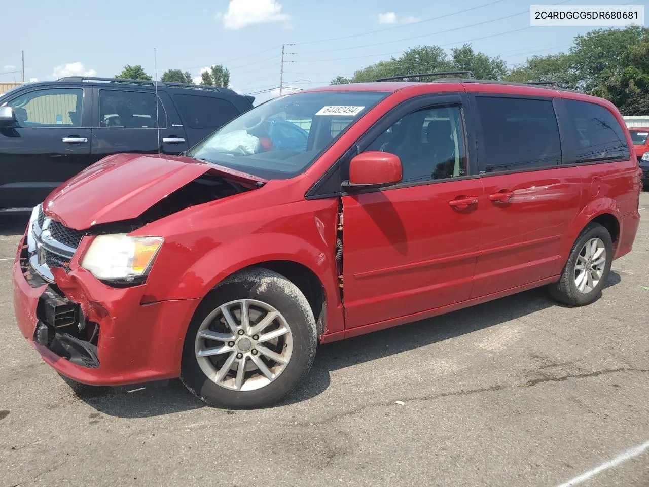 2013 Dodge Grand Caravan Sxt VIN: 2C4RDGCG5DR680681 Lot: 64482494