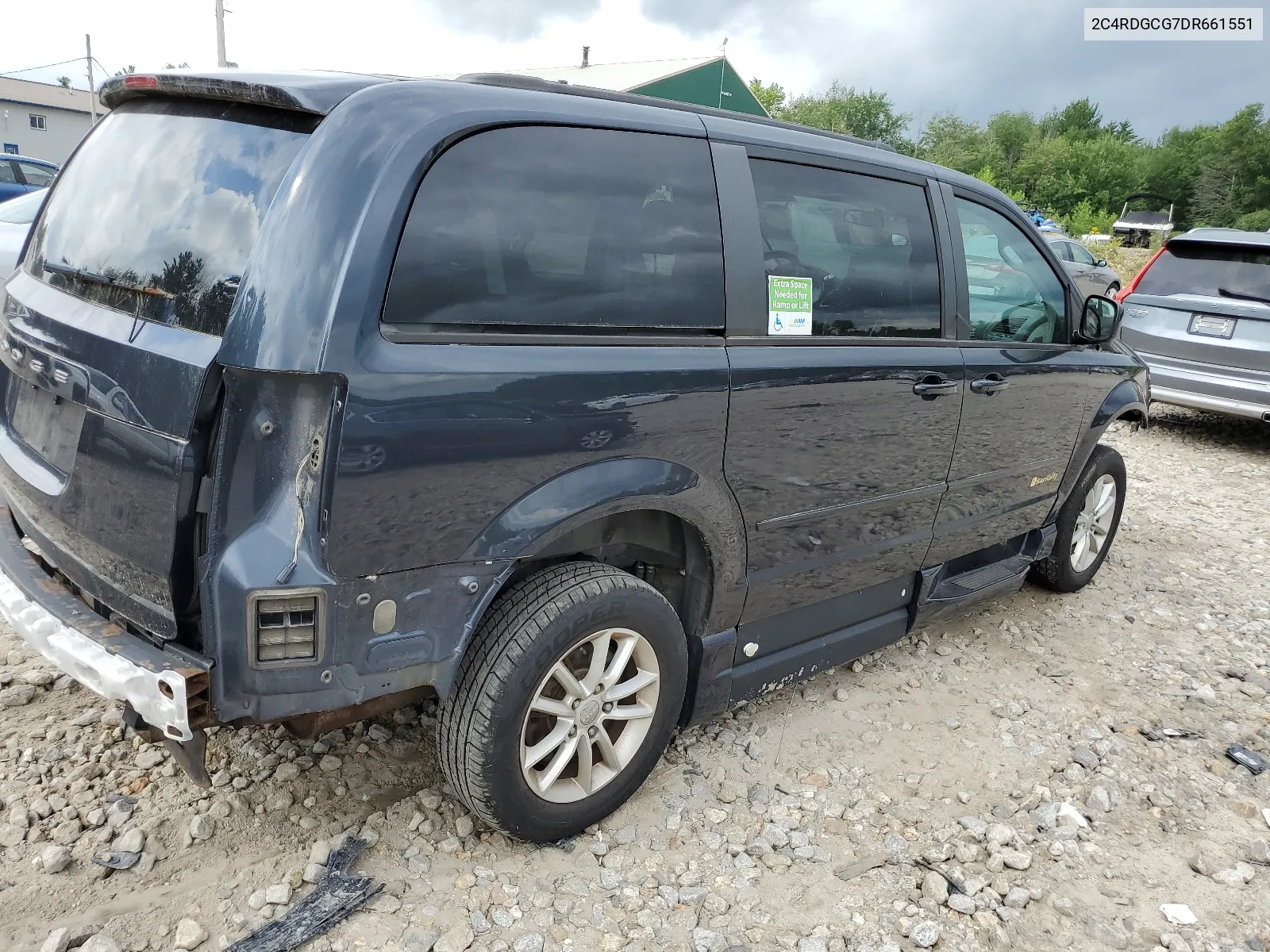 2C4RDGCG7DR661551 2013 Dodge Grand Caravan Sxt