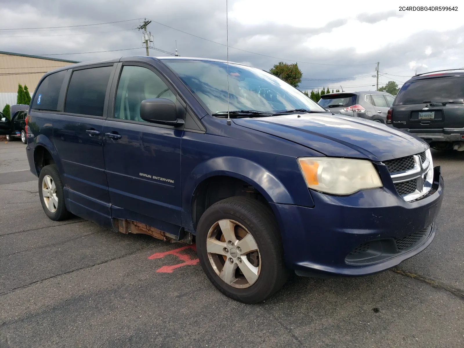 2C4RDGBG4DR599642 2013 Dodge Grand Caravan Se