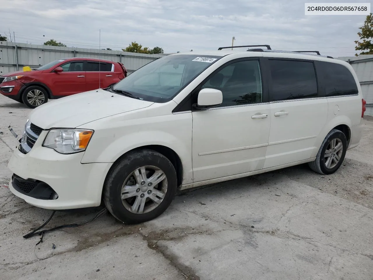 2013 Dodge Grand Caravan Crew VIN: 2C4RDGDG6DR567658 Lot: 67198974