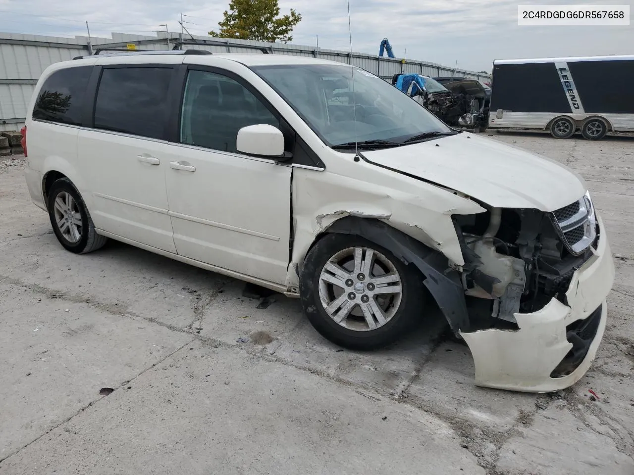 2013 Dodge Grand Caravan Crew VIN: 2C4RDGDG6DR567658 Lot: 67198974