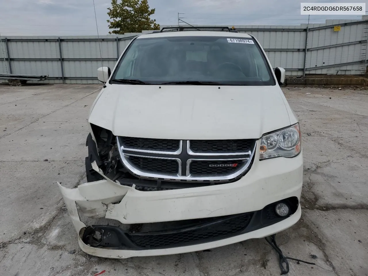 2013 Dodge Grand Caravan Crew VIN: 2C4RDGDG6DR567658 Lot: 67198974