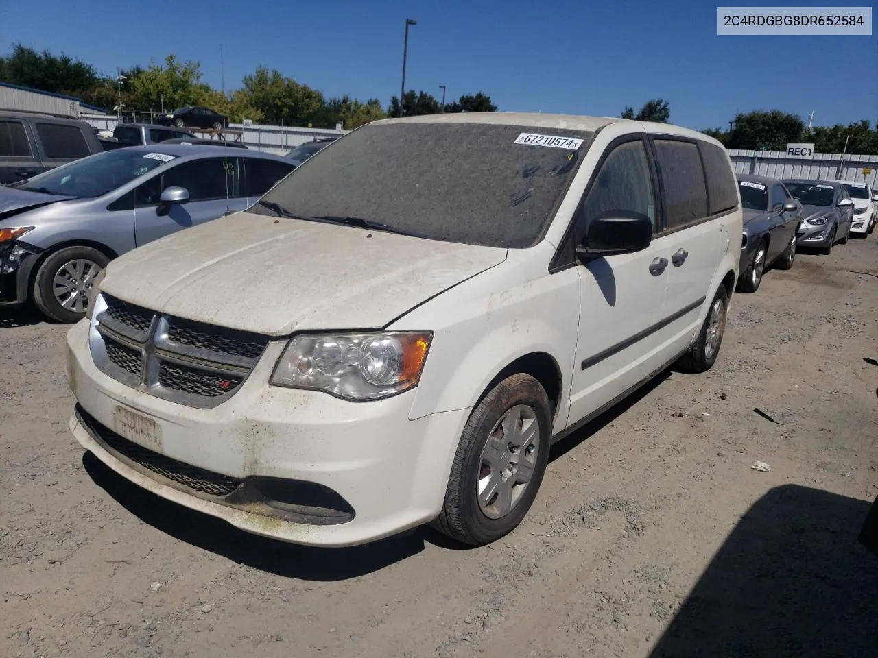 2013 Dodge Grand Caravan Se VIN: 2C4RDGBG8DR652584 Lot: 67210574