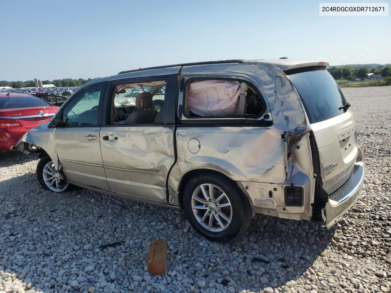 2013 Dodge Grand Caravan Sxt VIN: 2C4RDGCGXDR712671 Lot: 67378804