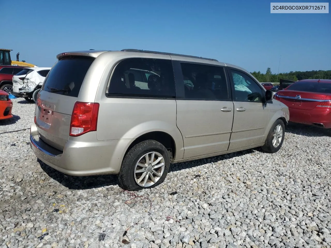 2013 Dodge Grand Caravan Sxt VIN: 2C4RDGCGXDR712671 Lot: 67378804