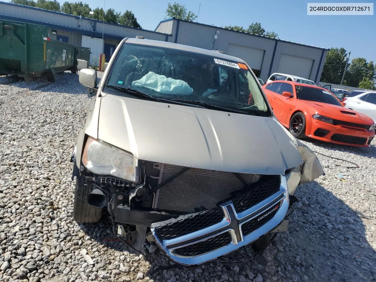 2013 Dodge Grand Caravan Sxt VIN: 2C4RDGCGXDR712671 Lot: 67378804