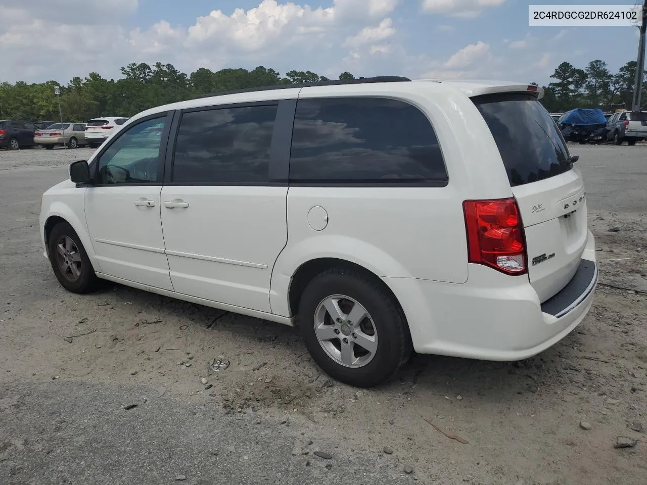 2013 Dodge Grand Caravan Sxt VIN: 2C4RDGCG2DR624102 Lot: 67615704