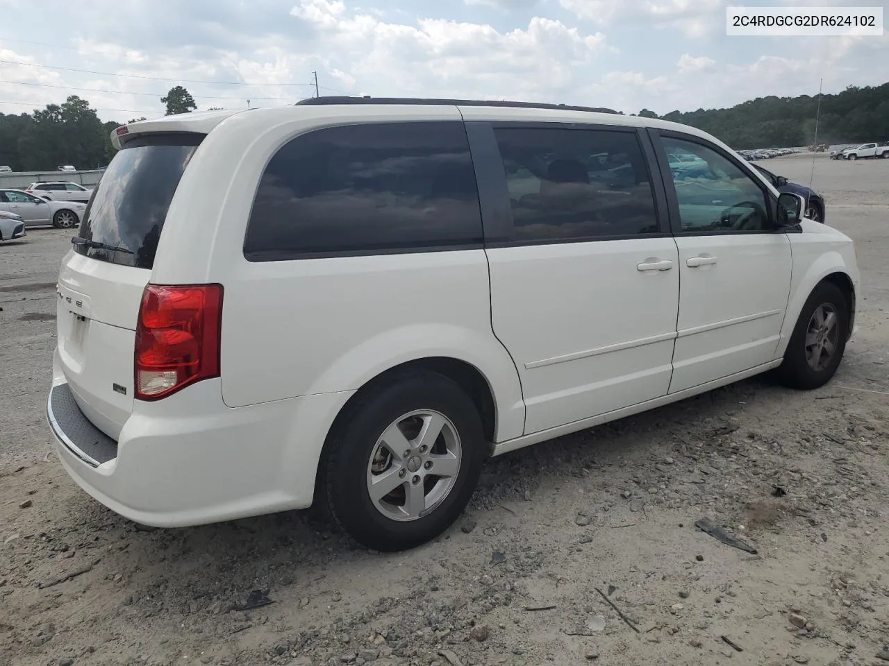 2013 Dodge Grand Caravan Sxt VIN: 2C4RDGCG2DR624102 Lot: 67615704