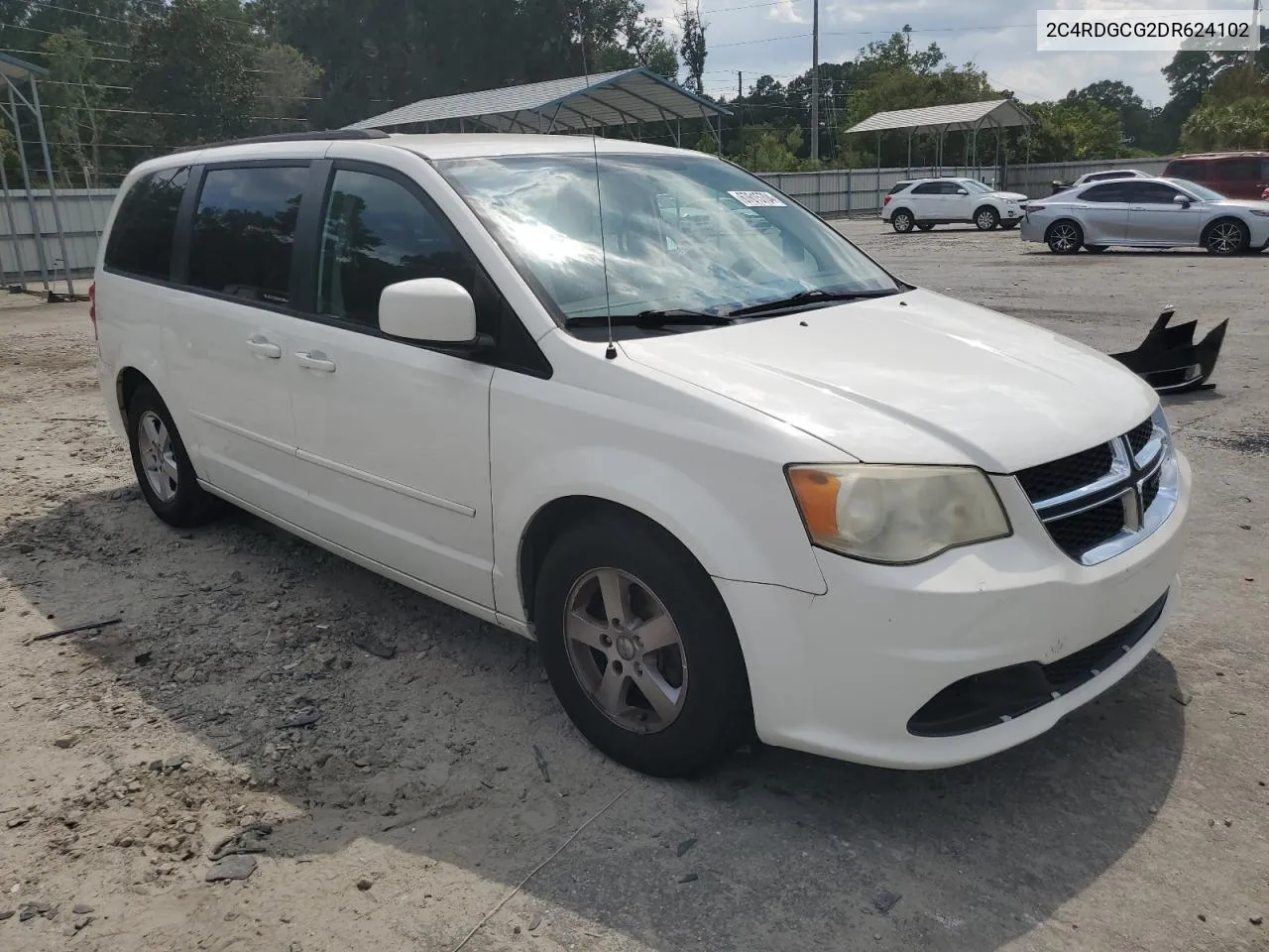 2013 Dodge Grand Caravan Sxt VIN: 2C4RDGCG2DR624102 Lot: 67615704