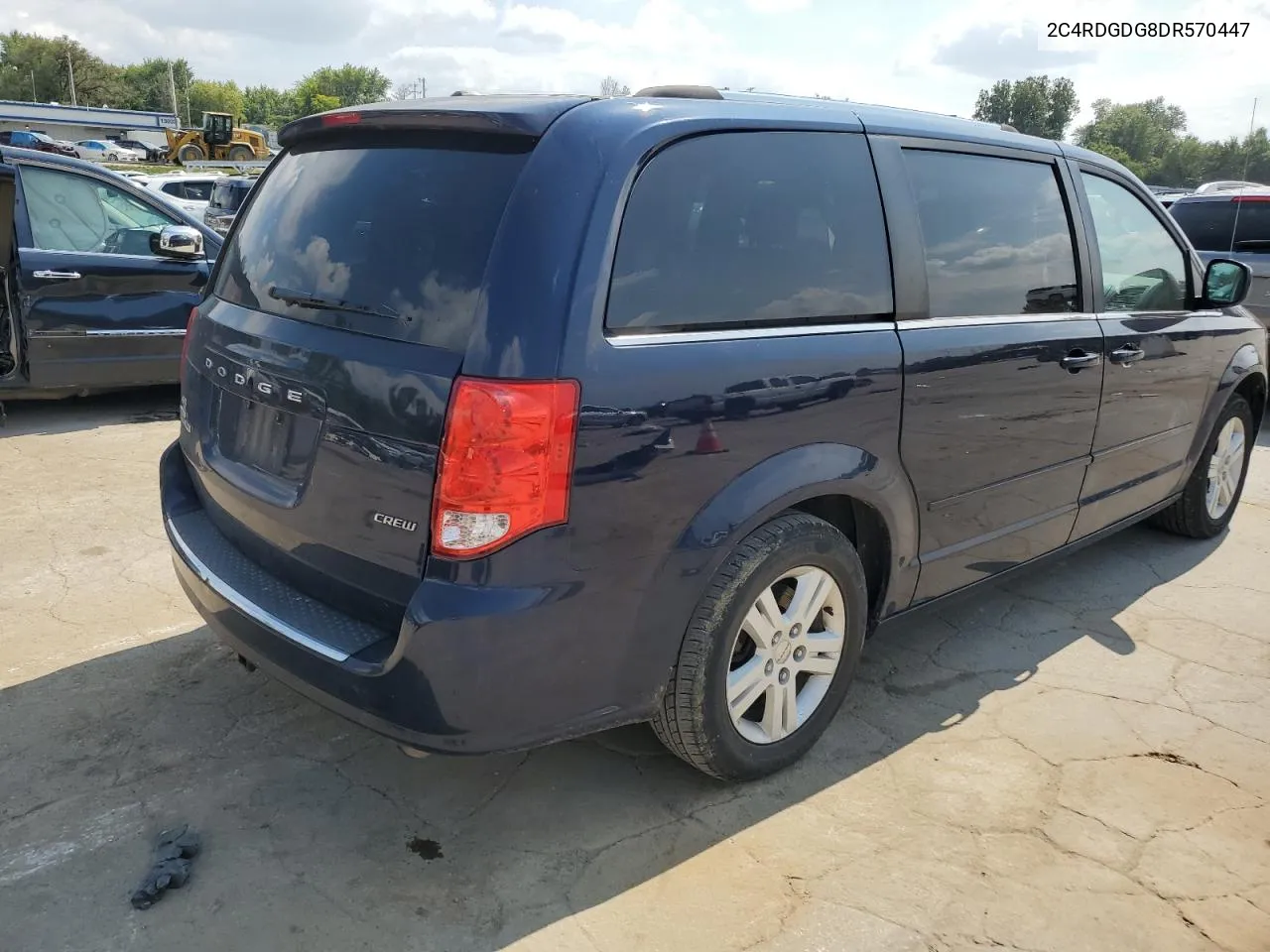 2013 Dodge Grand Caravan Crew VIN: 2C4RDGDG8DR570447 Lot: 68096664