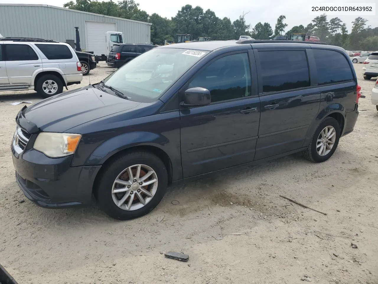 2C4RDGCG1DR643952 2013 Dodge Grand Caravan Sxt