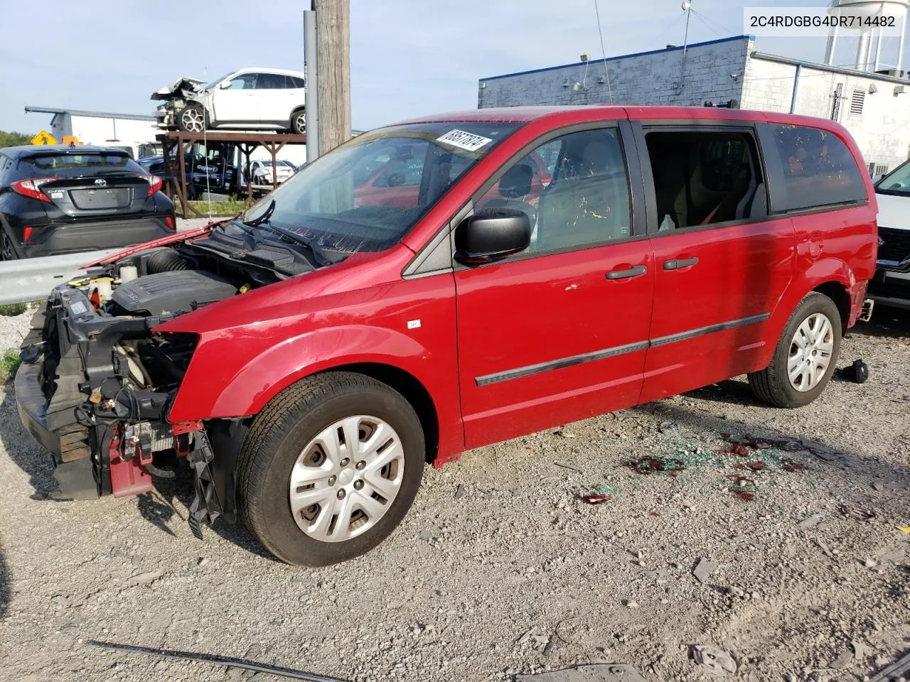 2013 Dodge Grand Caravan Se VIN: 2C4RDGBG4DR714482 Lot: 68577874