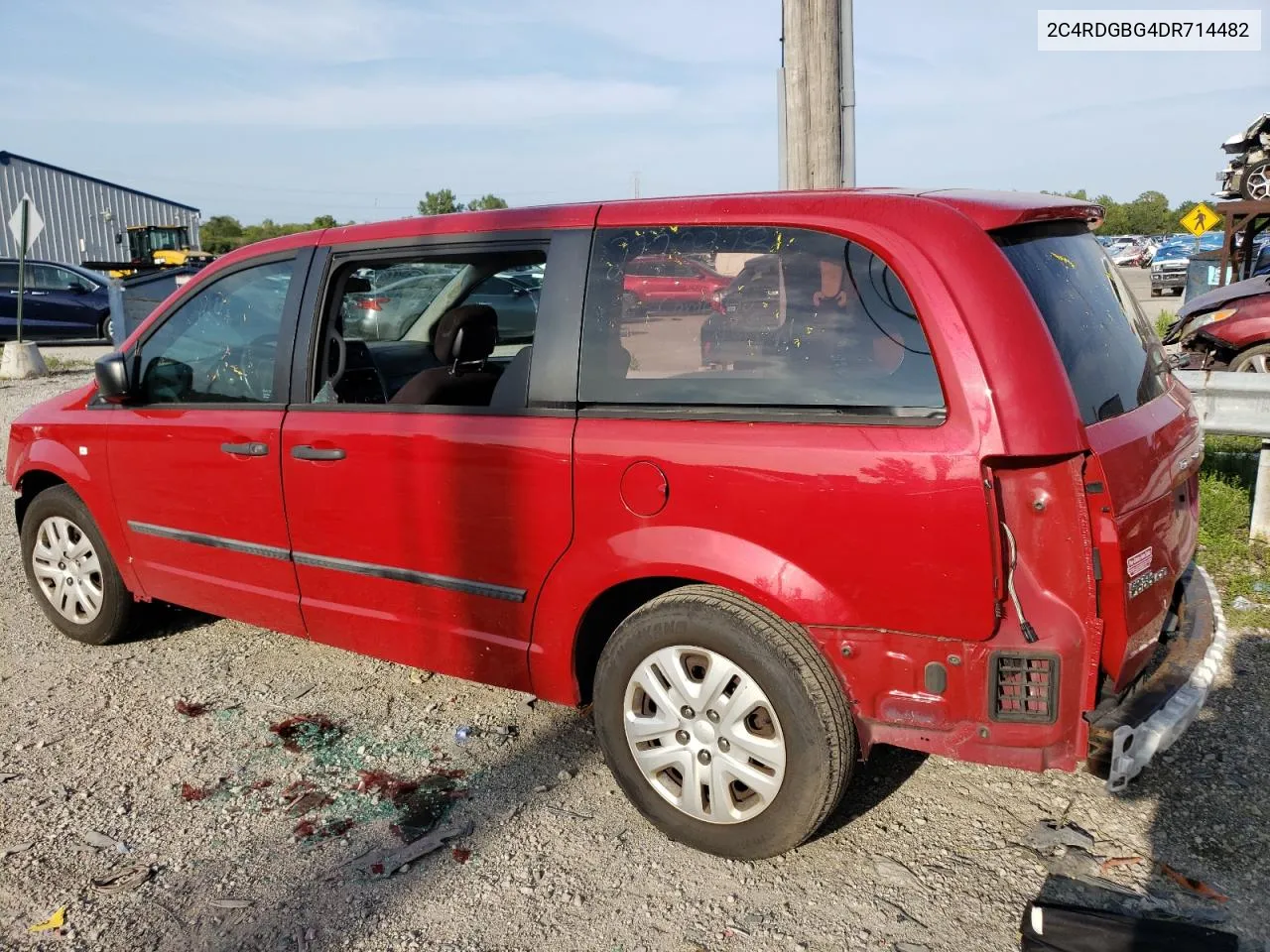 2013 Dodge Grand Caravan Se VIN: 2C4RDGBG4DR714482 Lot: 68577874