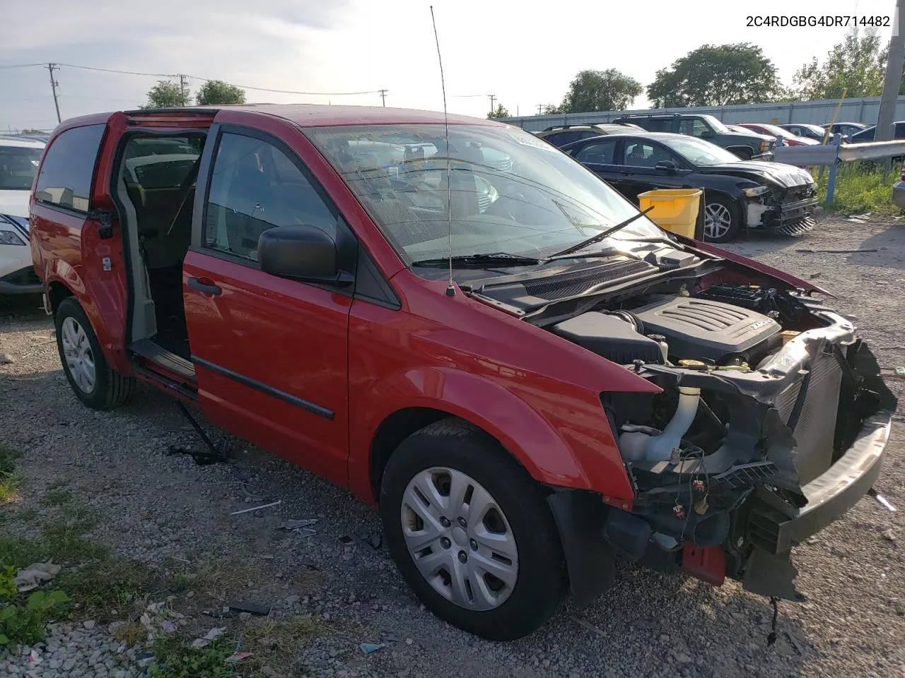 2013 Dodge Grand Caravan Se VIN: 2C4RDGBG4DR714482 Lot: 68577874