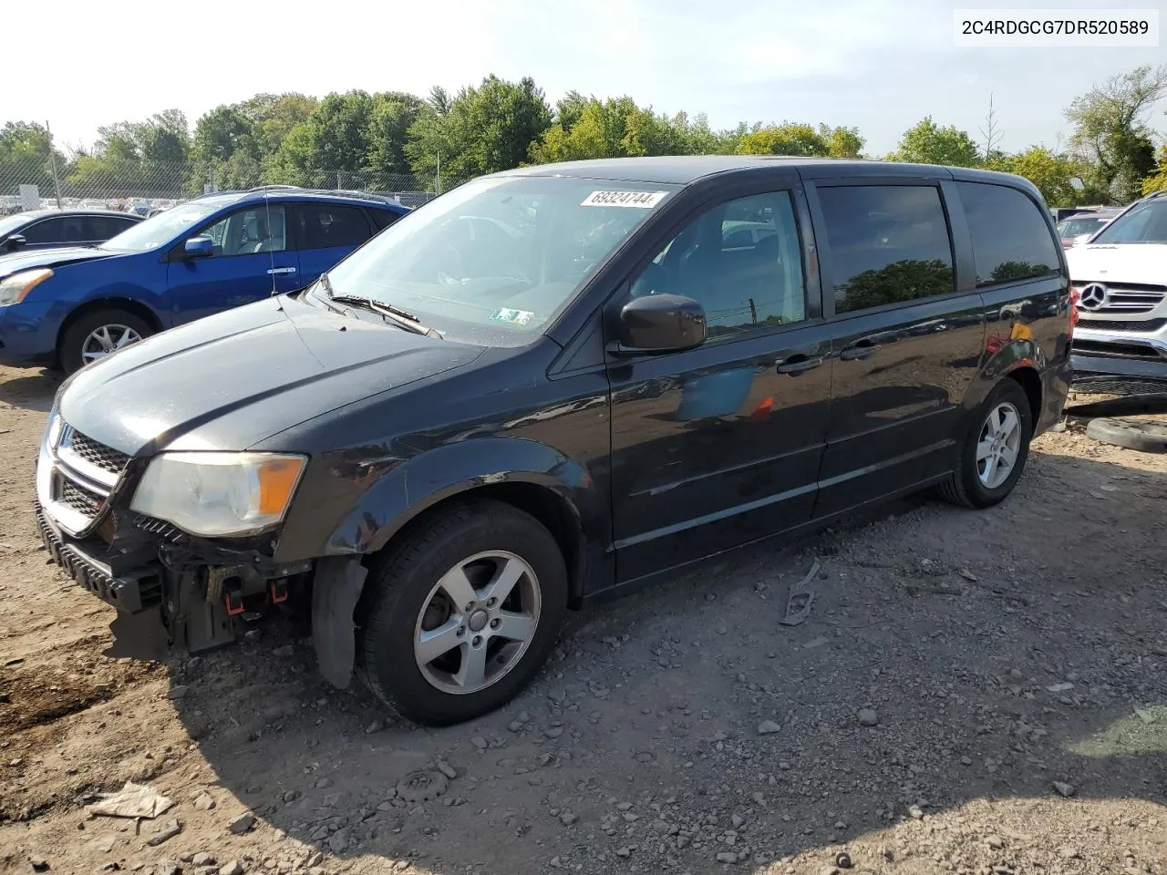 2013 Dodge Grand Caravan Sxt VIN: 2C4RDGCG7DR520589 Lot: 69324744