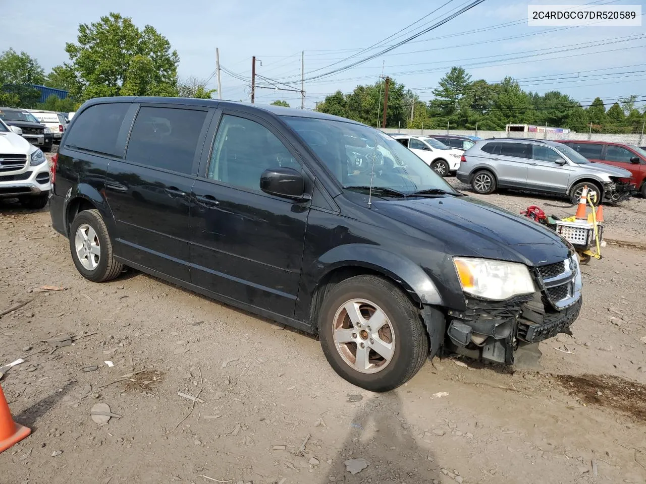 2C4RDGCG7DR520589 2013 Dodge Grand Caravan Sxt