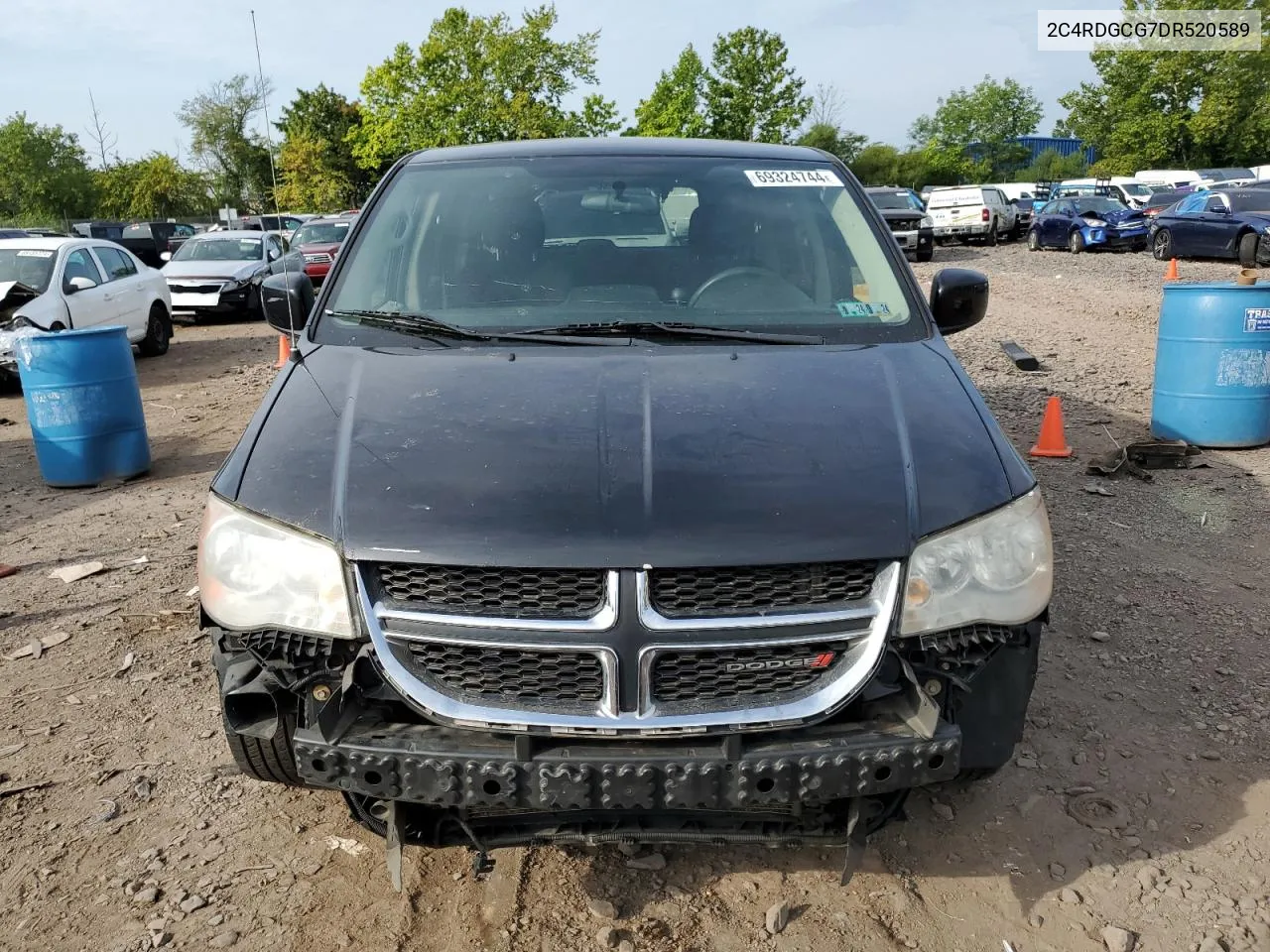 2013 Dodge Grand Caravan Sxt VIN: 2C4RDGCG7DR520589 Lot: 69324744