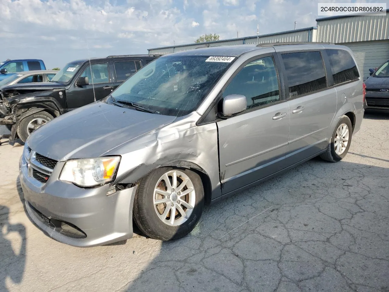 2C4RDGCG3DR806892 2013 Dodge Grand Caravan Sxt