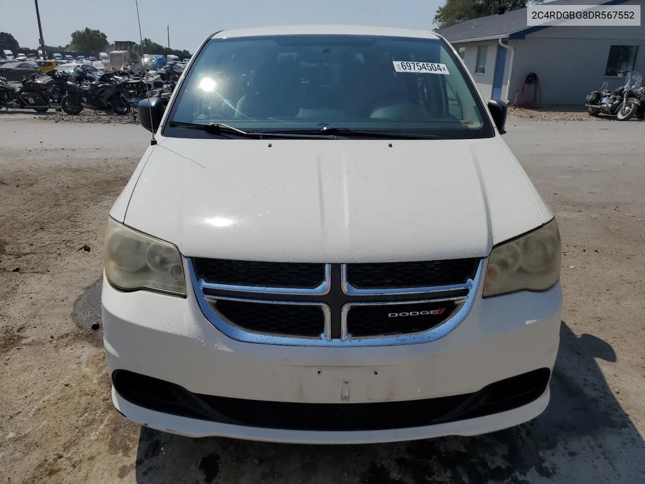 2013 Dodge Grand Caravan Se VIN: 2C4RDGBG8DR567552 Lot: 69754504