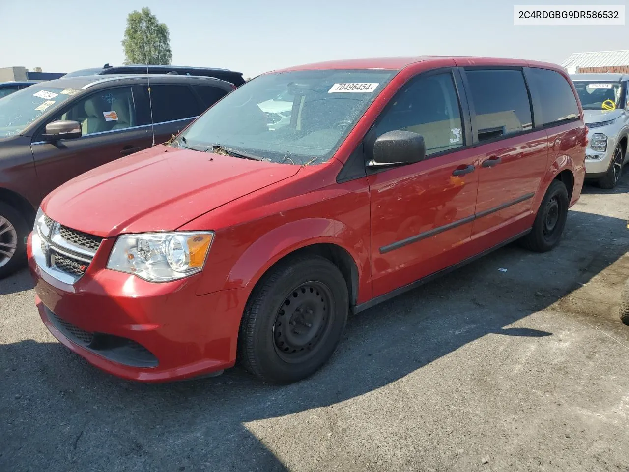 2013 Dodge Grand Caravan Se VIN: 2C4RDGBG9DR586532 Lot: 70496454