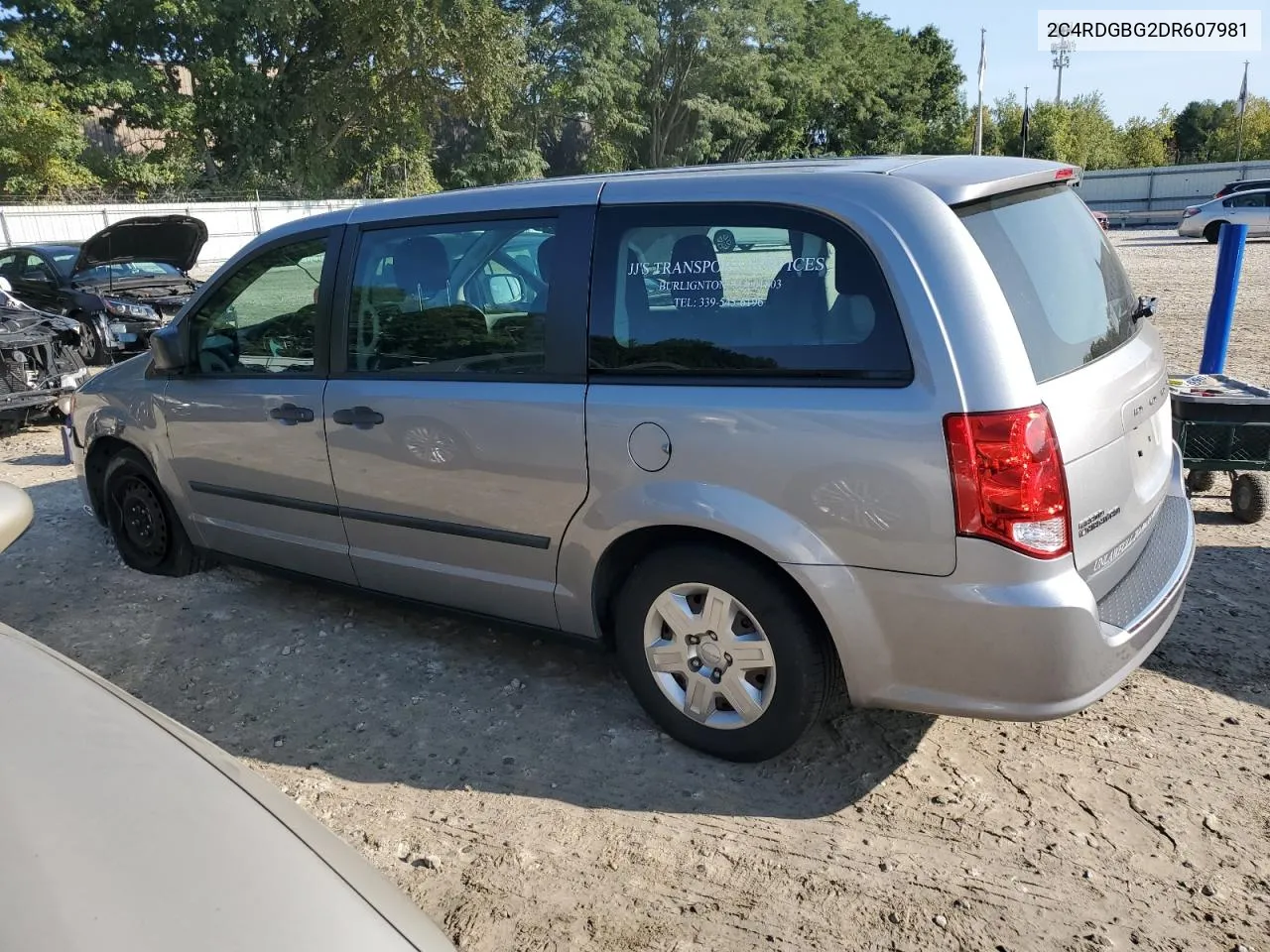 2013 Dodge Grand Caravan Se VIN: 2C4RDGBG2DR607981 Lot: 71118984