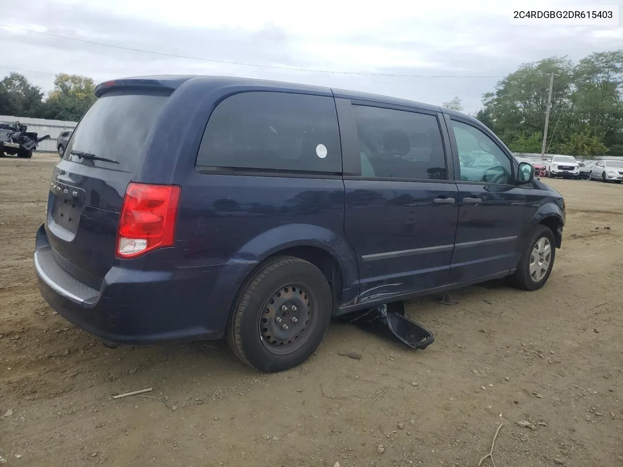 2013 Dodge Grand Caravan Se VIN: 2C4RDGBG2DR615403 Lot: 71208084