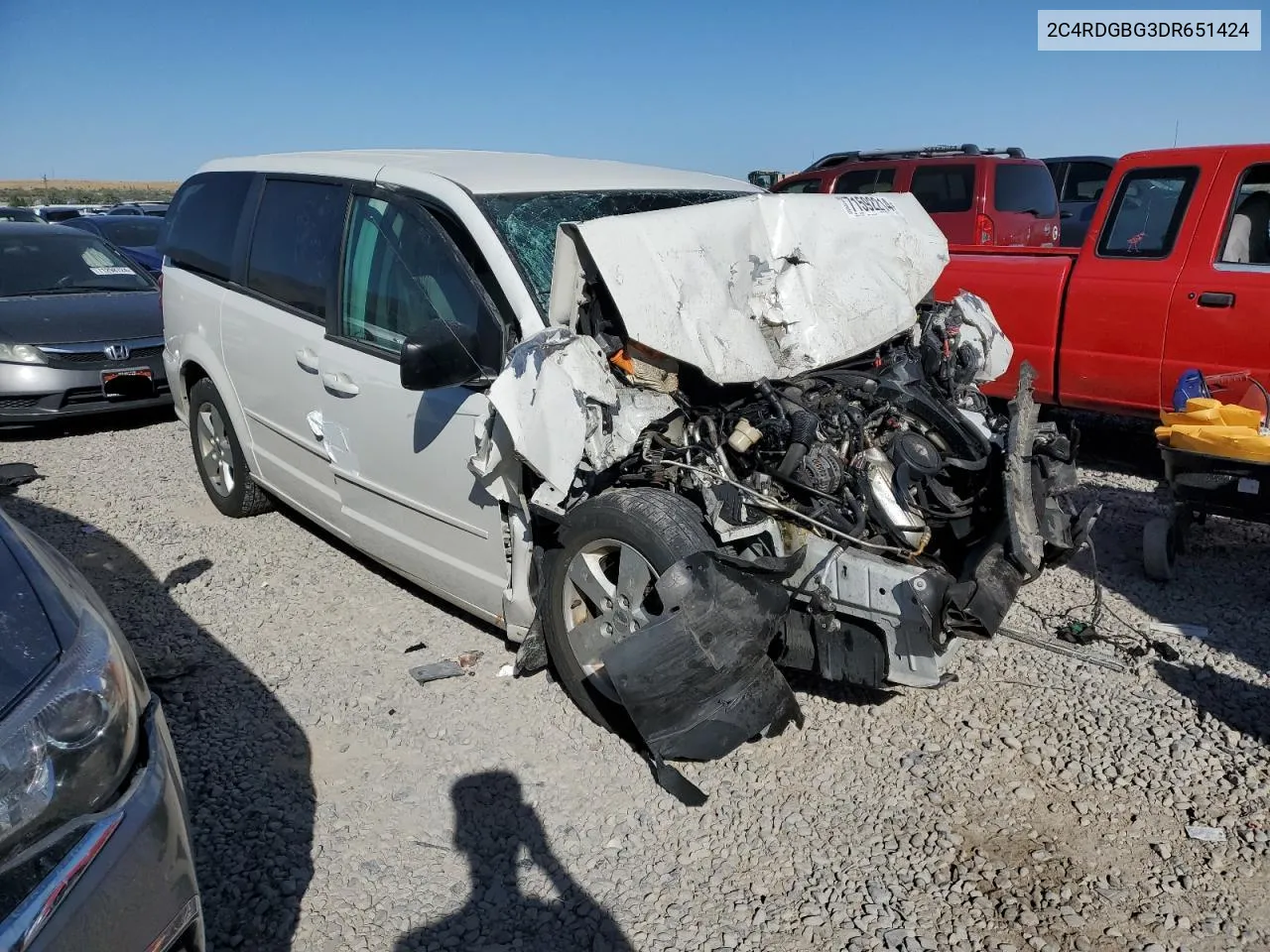 2C4RDGBG3DR651424 2013 Dodge Grand Caravan Se