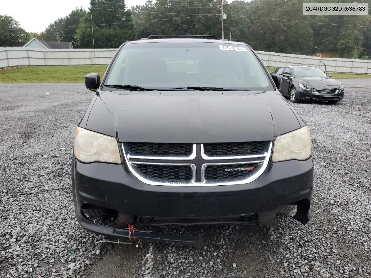 2013 Dodge Grand Caravan Sxt VIN: 2C4RDGCG2DR636783 Lot: 72072754