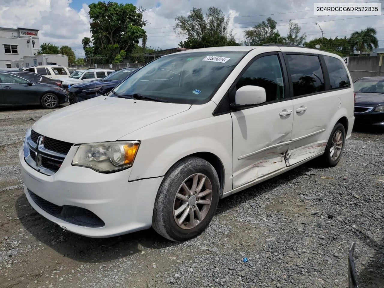 2013 Dodge Grand Caravan Sxt VIN: 2C4RDGCG6DR522835 Lot: 72308314