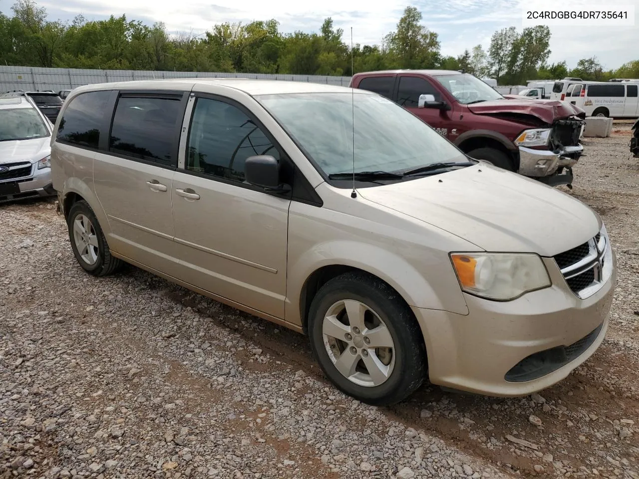 2013 Dodge Grand Caravan Se VIN: 2C4RDGBG4DR735641 Lot: 72539964